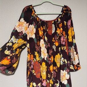 Floral Women's Top - Multicolor